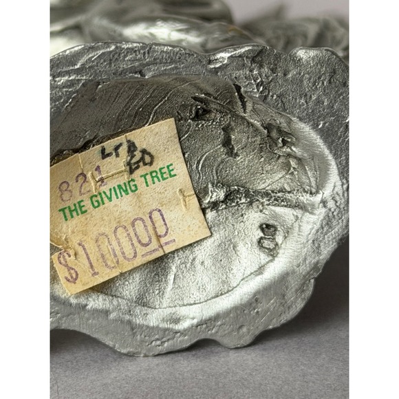 Vintage Pewter Pegasus Figurine Rearing Winged Horse Crystal Ball Fantasy Decor - Picture 9 of 10